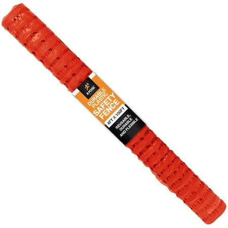 Xpose Safety Safety Privacy Fence - 4' x 100' - Orange SFO-4100-X